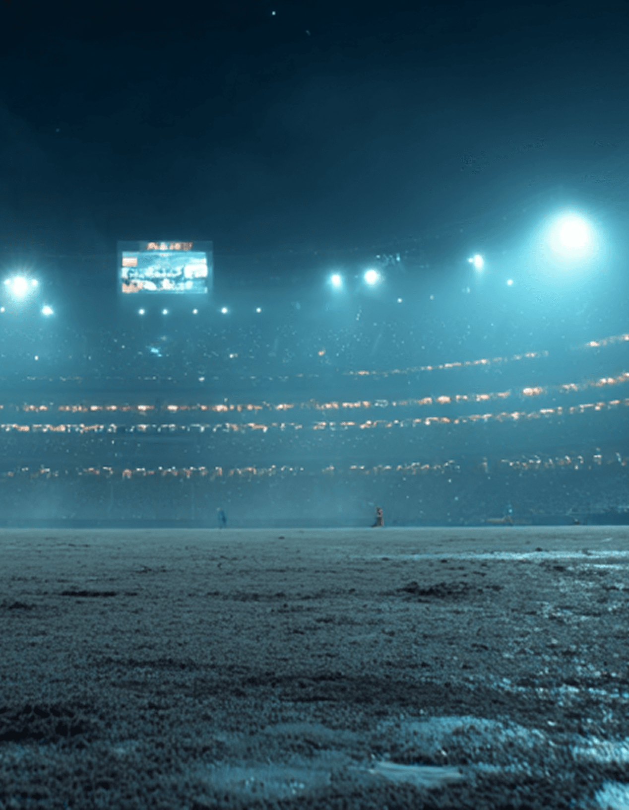 Corporate arena — large-scale event cleaning